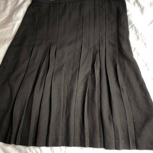 Balenciaga pleated black skirt